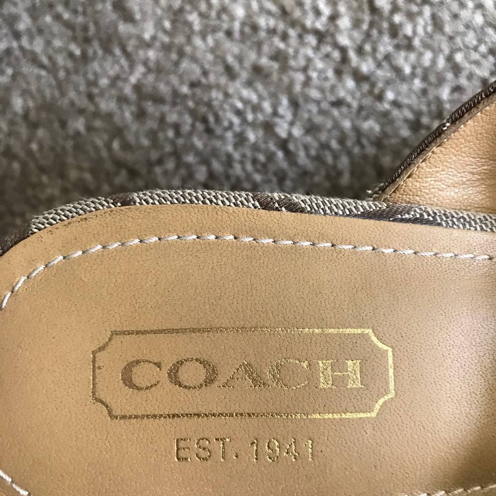 Coach Evelina Signature Wedge Sandals - Picture 3 of 10
